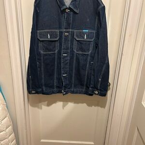 Men's Dark Blue Denim Jacket